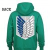 Attack On Titans Logo Hoodie Green