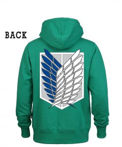 Attack On Titans Logo Hoodie Green