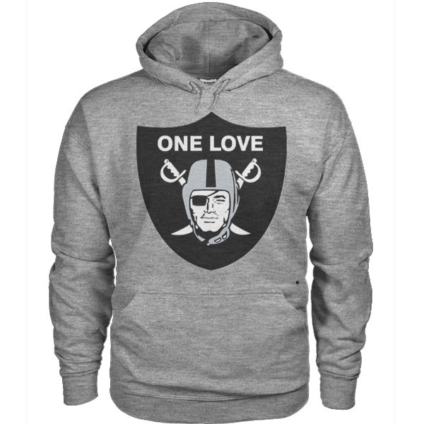 One Love Oakland Raiders Hoodie