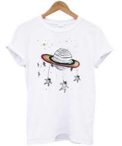 Planet and Astronaut Tshirt