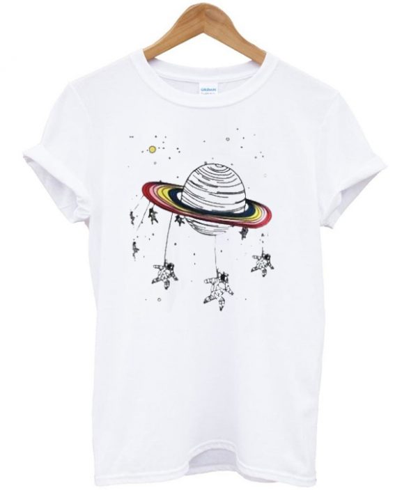 Planet and Astronaut Tshirt