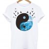 Sea and Birds Yin Yang Art Unisex Tshirt
