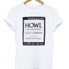 Allen Ginsberg Howl T-shirt