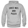 Free Wifi and Pizza Hoodie