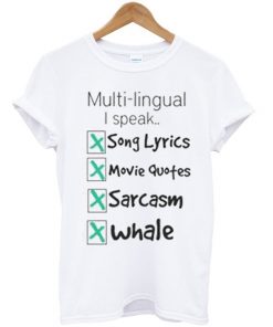 Multi-lingual I Speak Quote Unisex T-shirt