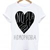 No Place for Homophobia Unisex T-shirt