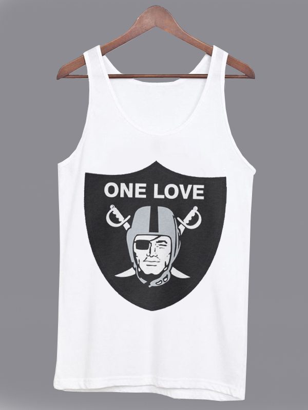 One Love Oakland Raiders Unisex Tanktop