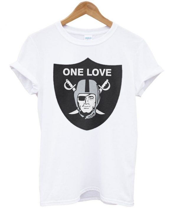 One Love Oakland Raiders Unisex Tshirt