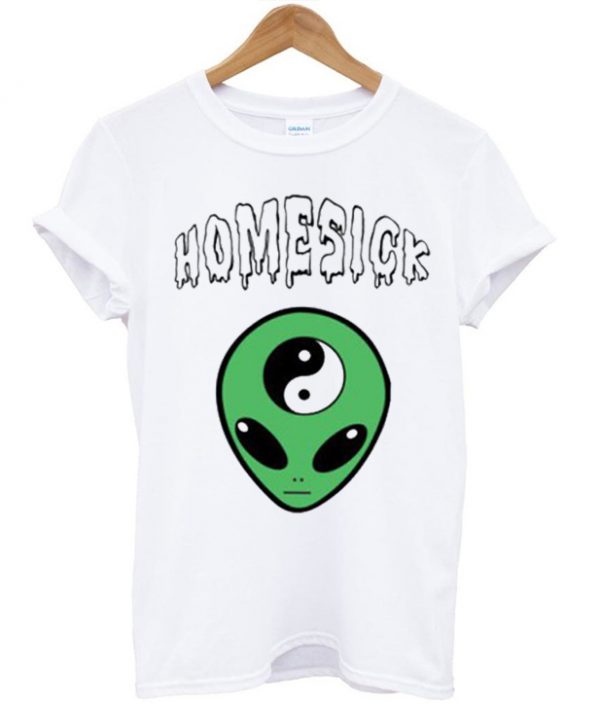 Homesick Alien Yin Yang Unisex T-shirt