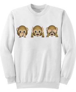 Three Wish Monkeys Emoji Sweatshirt