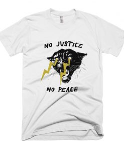 No Justice No Peace Panther T-shirt