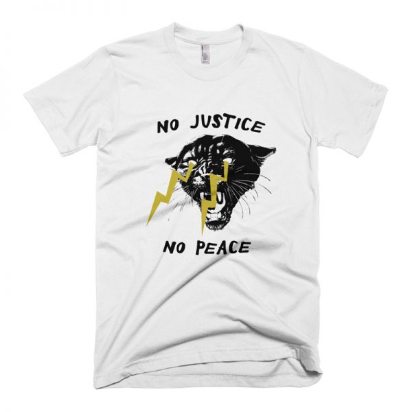 No Justice No Peace Panther T-shirt