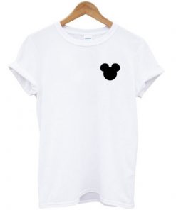 Silhouette Mickey Head T-shirt