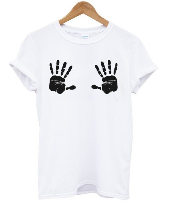 Boobs Hand Print T-shirt