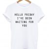 Hello Friday I've Been Waiting For You T-shirt