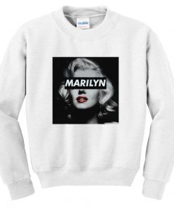 Red Lip Marilyn Monroe Sweatshirts