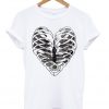 Rib Cage Heart Graphic T-shirt