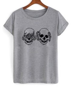 No See No Hear Skull T-shirt