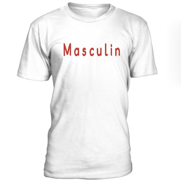 Masculin Font T-shirt
