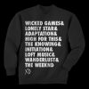 The Weeknd Songs Sweatshirt