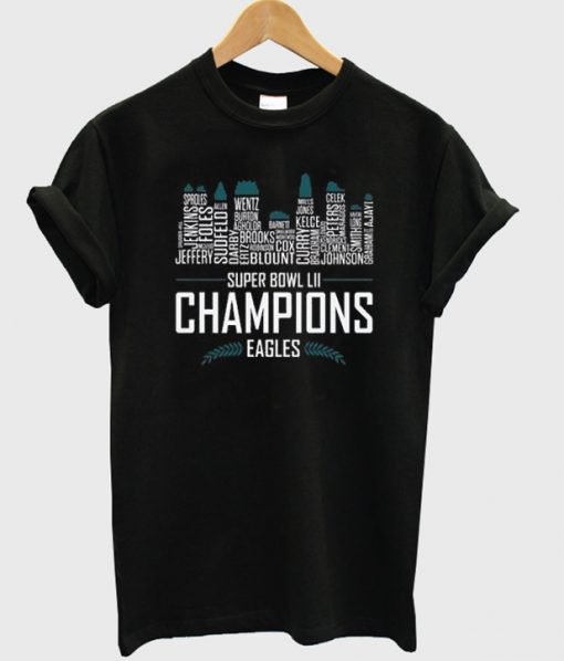 Champions Eagles Super Bowl T-shirt