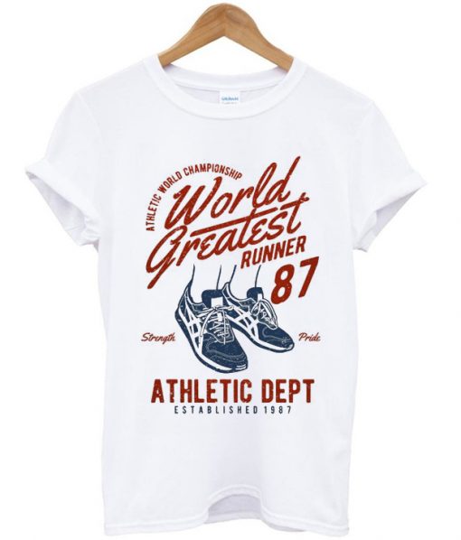 World Greatest Runner 87 T-shirt