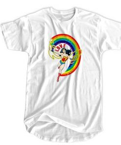 DC Comics Wonder Woman Rainbow Love T-shirt