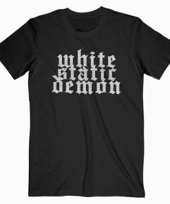 White Static Demon T-shirt
