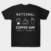 National Coffee Day T-shirt