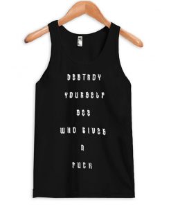 Destroy Yourself See Who Gives A Fuck Luke Hemmings Tank Top