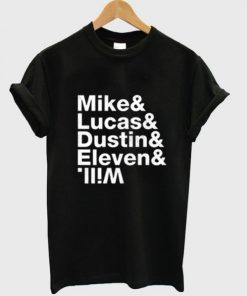 Stranger Things Cast Name T-Shirt