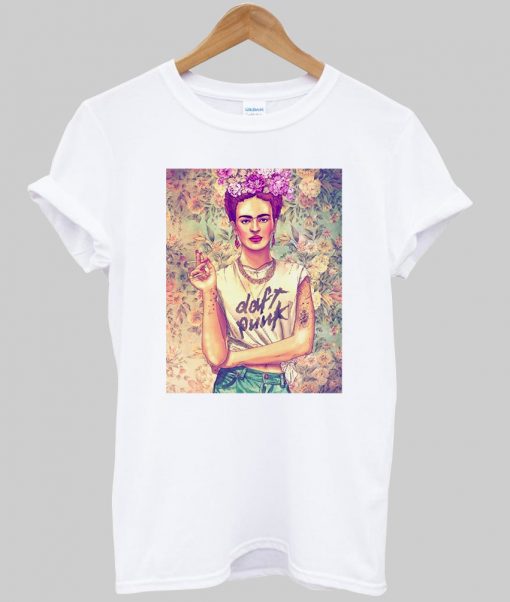 Frida Kahlo Daft Punk T-shirt