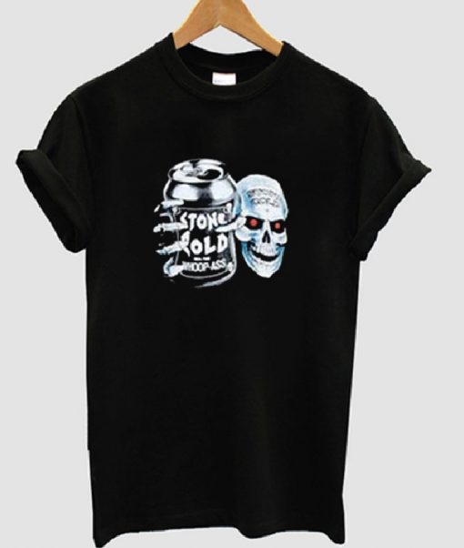 Stone Cold Steve Austin Pure Whoop Ass Skull T-shirt