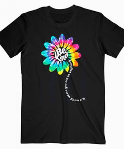 Be Kind Tie Dye Flower T-shirt