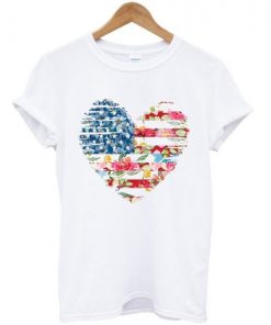 American Flag Love T-shirt