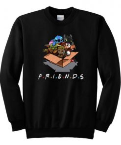 Lilo Stitch Baby Groot Baby Yoda Friends Sweatshirt