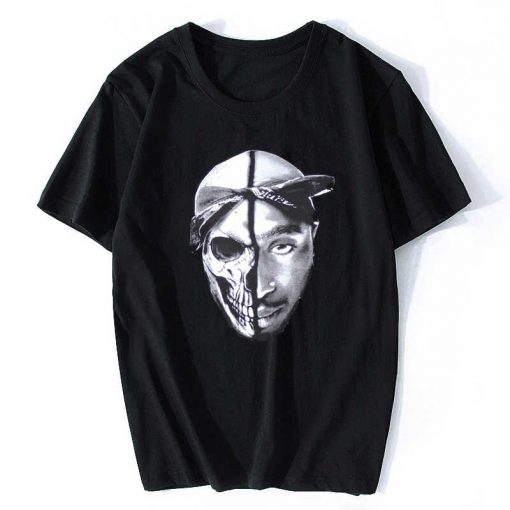 Tupac Skull T-shirt - wearyoutry.com