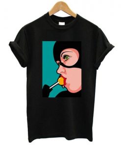 Catwoman Lollipop Pacifier T-shirt
