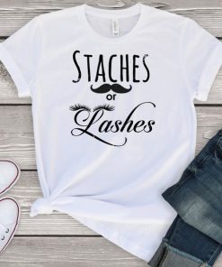 Staches Or Lashes T-shirt