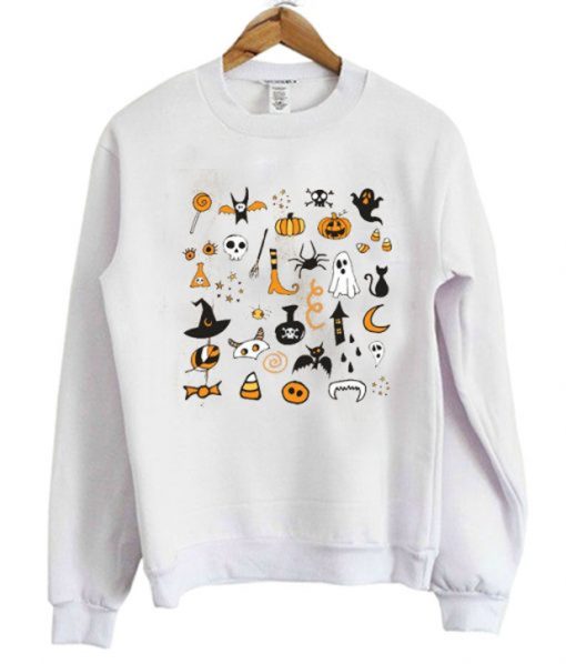 Clip Art Halloween Sweatshirt