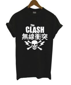 The Clash Japanese Skull New T-shirt