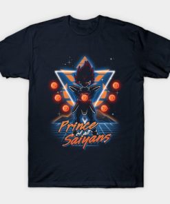 Retro Saiyan Prince T-Shirt