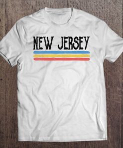 New Jersey Born Raised Native Home State T-shirt