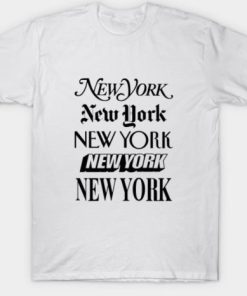NEW YORK FONTS T-shirt