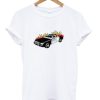 Police Car On Fire T-shirt