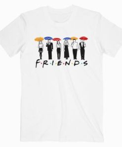 Friends Umbrella Design T-Shirt