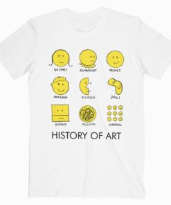 History of Art Smiley Face T-Shirt