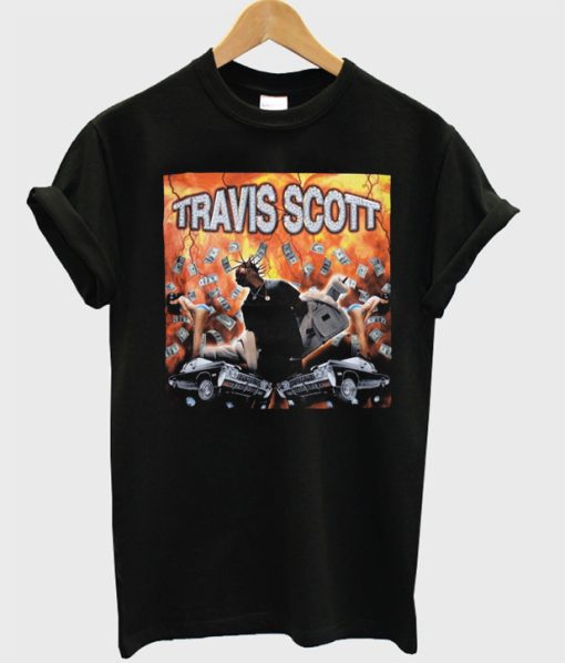Diamond Supply Co x Travis Scott Explosion T-shirt