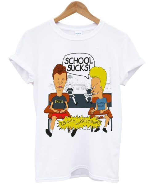 Beavis And Butt Head School Sucks T-shirt