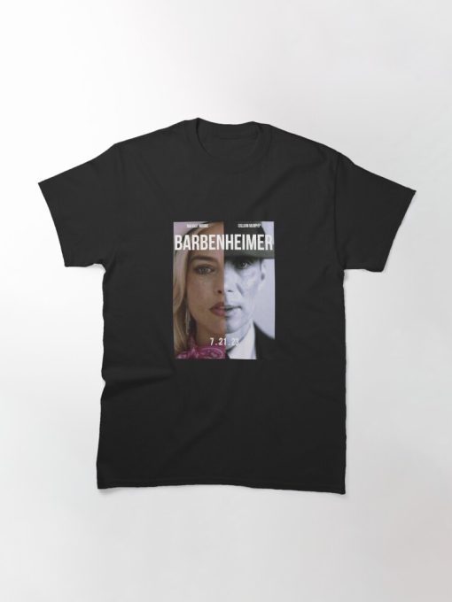 Barbenheimer Potrait T-shirt